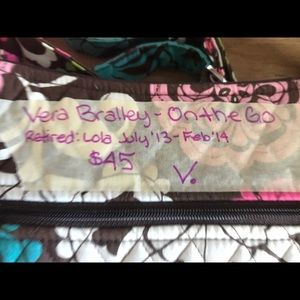 Retired Vera Bradley Lola